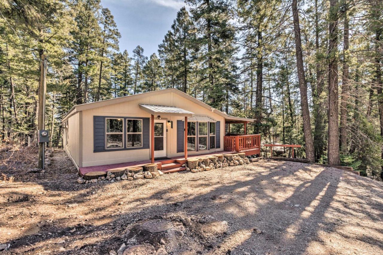 Relaxing Lincoln Forest Retreat With Wraparound Deck Cloudcroft Dış mekan fotoğraf