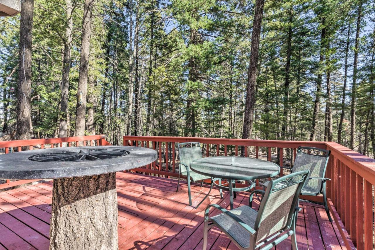 Relaxing Lincoln Forest Retreat With Wraparound Deck Cloudcroft Dış mekan fotoğraf