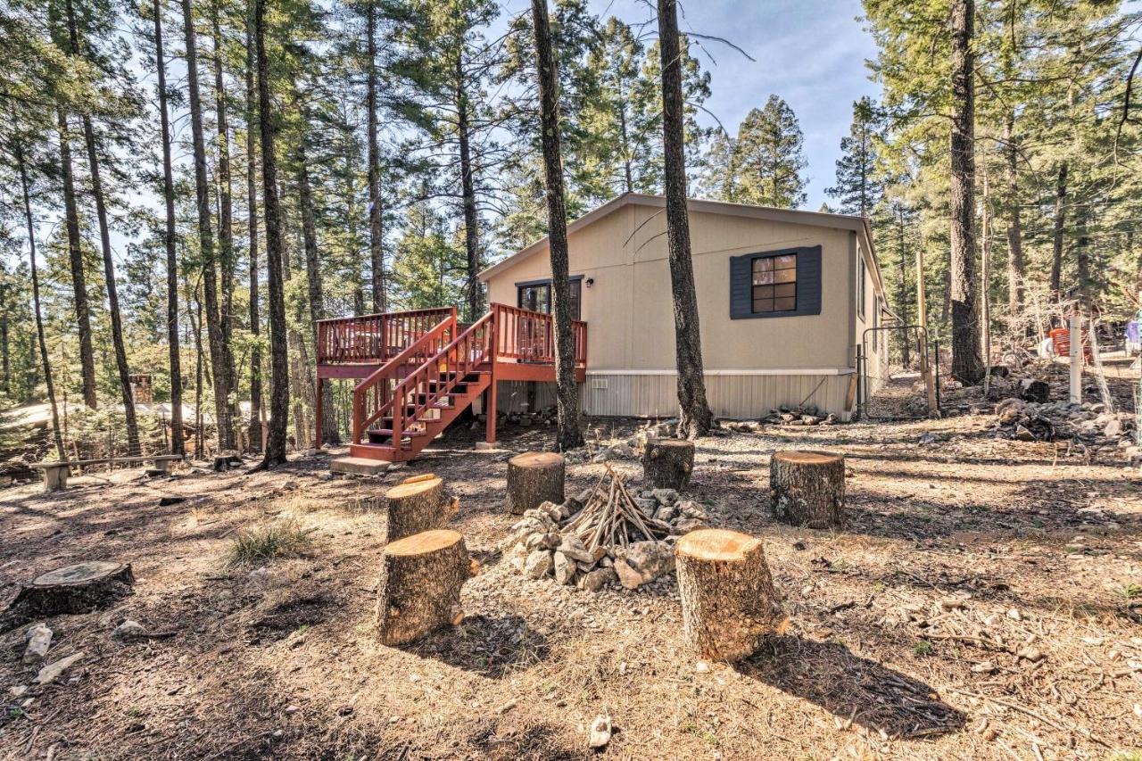 Relaxing Lincoln Forest Retreat With Wraparound Deck Cloudcroft Dış mekan fotoğraf